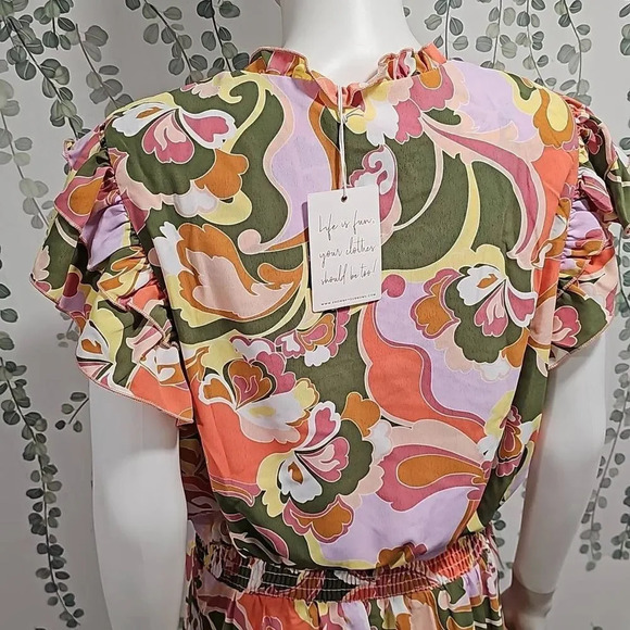 Show Me Your MuMu Wild Dreams Mini Dress Sz XXL - Picture 7 of 11